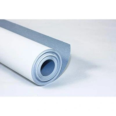 Abbildung von Clairefontaine 34163C Rolle Malpapier (120 g, 100 x 0,50 m, ideal für Gruppenaktivitäten) 1 weiß/blau