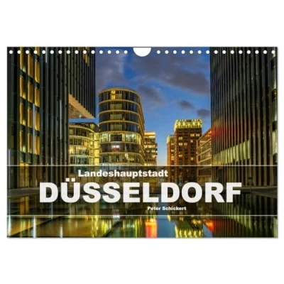 Abbildung von Landeshauptstadt Düsseldorf (Wandkalender 2025 DIN A4 quer), CALVENDO Monatskalender