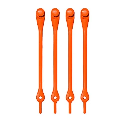 Abbildung von HICKIES Elastische Tie Free Schuhbänder für Kinder (2.0 Neu) Solar Orange