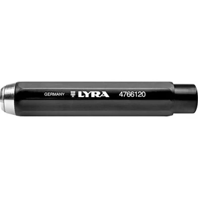 Abbildung von Lyra Malkreide Signierkreidehalter 4766120 für 11 12 mm Kreide, achteckig, Druck Mechanik und Klemme aus Metall