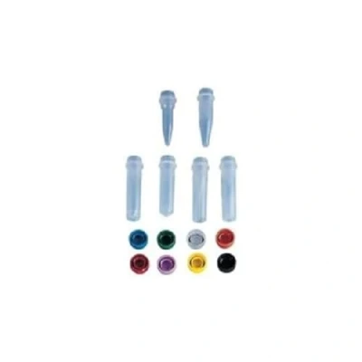 Abbildung von neoLab Polypropylen Reaktionsgefäße mit Schraubgewinde, Spitzkonisch, Transparent, 2ml Kapazität, 42mm Höhe, 500 Stück