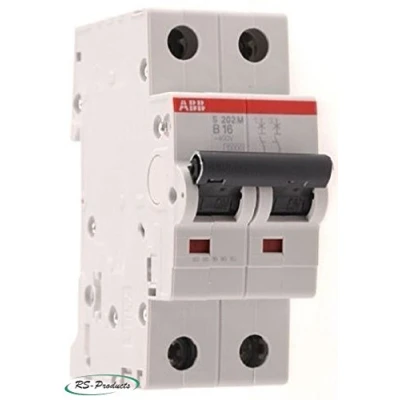 Abbildung von ABB S200M MCB Leitungsschutzschalter Typ C, 2 polig 32A 440V, Abschaltvermögen 10 kA System Pro M Compact