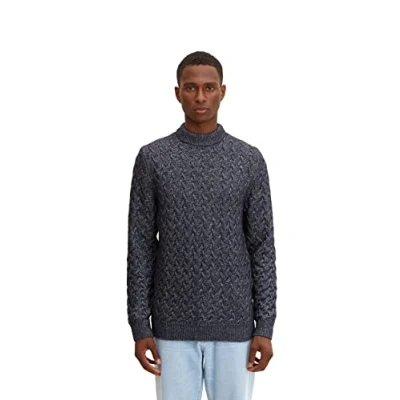 Abbildung von TOM TAILOR Herren 1033650 Pullover, 13160 Knitted Navy Melange, M