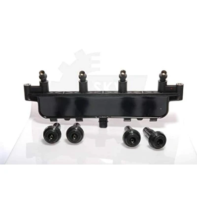 Abbildung von ESEN SKV 03SKV019 Zündspule 4 polig 12V elektrisch inkl. Zündkerzenstecker PEUGEOT: 206 Schrägheck, SW, Partner I Combispace