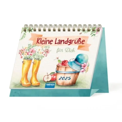 Abbildung von Trötsch Aufstellkalender Kleine Landgrüße 2025: Tischkalender