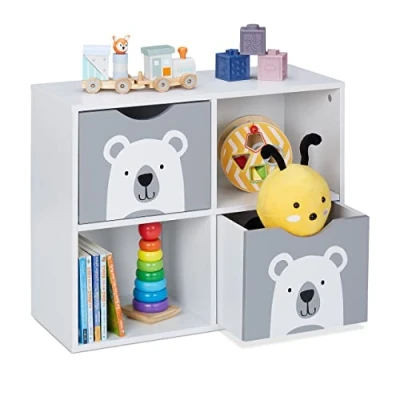 Abbildung von relaxdays Kinderregal Bär