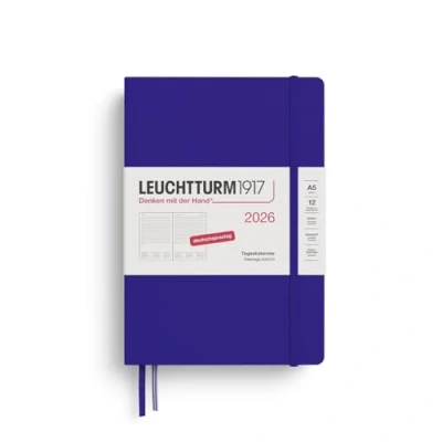 Abbildung von LEUCHTTURM1917 372596 Tageskalender Medium (A5) 2026, 12 Monate, Ink, Deutsch