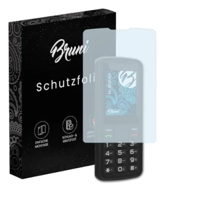 Abbildung von Bruni Schutzfolie kompatibel mit AGM M9 Folie, glasklare Displayschutzfolie (2X)