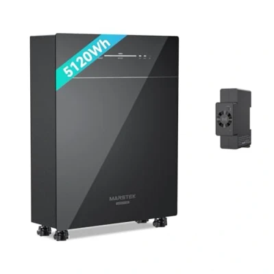Abbildung von MARSTEK 5,12kW VENUS E Balkonkraftwerk Speicher mit CT002, AC gekoppeltes Energiespeichersystem All in One Solarspeicher, 2500W Ein /Ausgangsleistung, Anti Einspeisung Plug &amp; Play