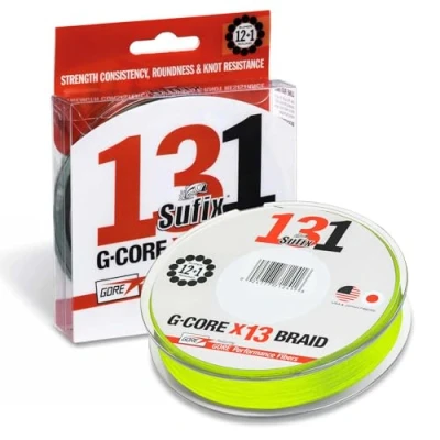 Abbildung von Sufix 131 Braid Chartreux 0.235mm/13.6kg Geflochtene Schnur (150m)