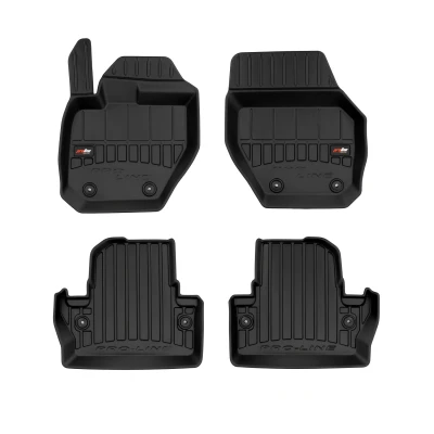 Abbildung von FROGUM proLine 3D 3D425682 Fußmattensatz Gummi vorne und hinten 4 schwarz Maßgefertigt VOLVO: V60 I