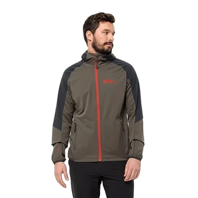 Abbildung von Jack Wolfskin Herren Feldberg Hoody M Softshelljacke, cold coffee, XXL EU