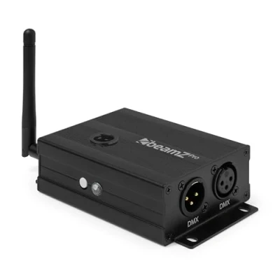 Abbildung von BeamZ Professional WTR10 Hybrid Wireless DMX Transceiver Empfänger und Sender PowerCon WDMX EazyLink Protocol 32bit ARM 2,4 GHr Funk Adapter Verteiler Box Schwarz
