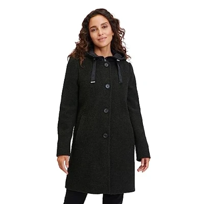 Abbildung von Gil Bret MIT Enteil Klassischer Mantel, Damen, Größe: 40, Dark green melange