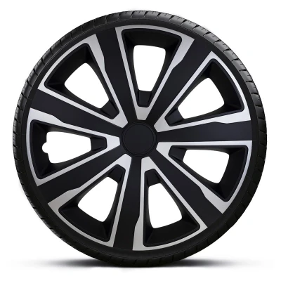 Abbildung von AutoStyle PP 5504SB Radblenden 14Zoll schwarz/silber