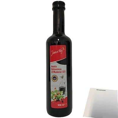 Abbildung von Jeden Tag Aceto Balsamico di Modena I.G.P Essig dunkel (500ml Flasche) + usy Block