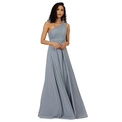 Abbildung von Apart ONE Shoulder Ballkleid, Damen, Größe: 38, Rauchblau