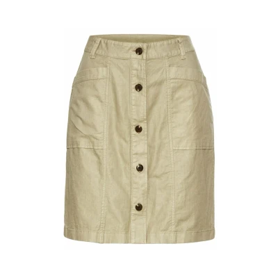Abbildung von camel active Alinienrock, Damen, Größe: 44, Dark straw