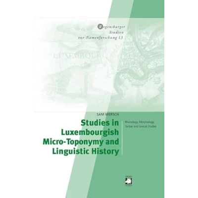 Abbildung von Studies in Luxembourgish Micro Toponymy and Linguistic History: Phonology, Morphology, Syntax Lexical (Regensburger Studien zur Namenforschung)