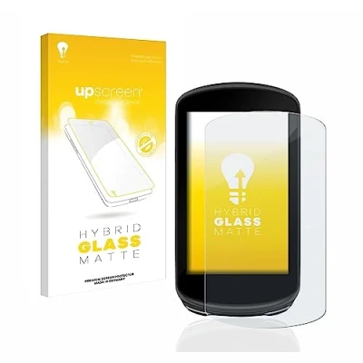 Abbildung von upscreen Entspiegelungs Schutzglas für Garmin Edge 1030 Plus Schutzfolie Matt, Glas Folie [mattierend, 9H Panzerschutz, Anti Fingerprint]