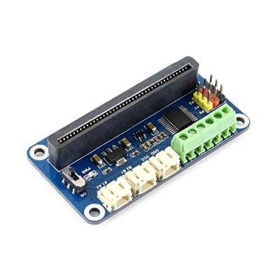 Abbildung von Waveshare Driver Breakout for Micro:bit Drive Two Channel DC Motors and Three Servos Directly Pluggable Onboard Multi Connector Options