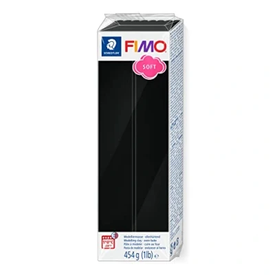 Abbildung von Fimo soft boetseerklei 454 g zwart 8021 9 (04 19)