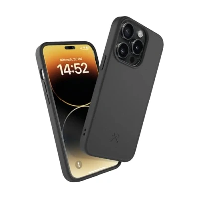 Abbildung von WOODCESSORIES Handy Cover Bio Case Classic für iPhone 14 Pro schwarz
