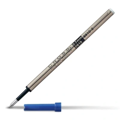 Abbildung von Cross 8910 2 Gel Rollerballmine Slim (passend für Click und Spire, Strichstärke: 0,7 mm),blau