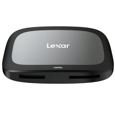 Abbildung von Lexar Professioneller CFexpress Typ A/SD USB 3.2 Gen 2 Reader, entworfen für A und SD UHS II Karten, High Speed 10 Gbit/s Übertragungsgeschwindigkeiten (LRW530U RNBNG), schwarz