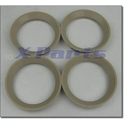Abbildung von 4er Set Felgen Zentrierringe BEIGE 64,0 auf 57,1 mm Alufelge