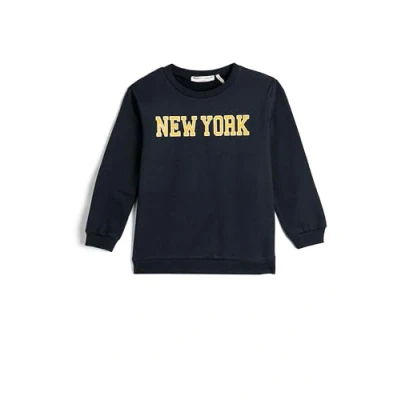 Abbildung von Koton Boys Sweatshirt Long Sleeve Crew Neck Printed Detail Brushed Interior