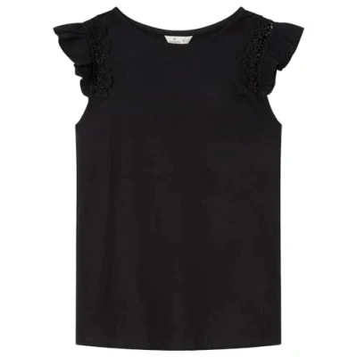 Abbildung von Springfield Tshirt print, Damen, Größe: Medium, Black