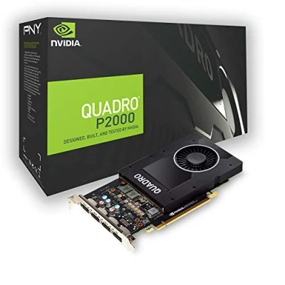 Abbildung von PNY Quadro P2000 5GB GDDR5 Schwarz