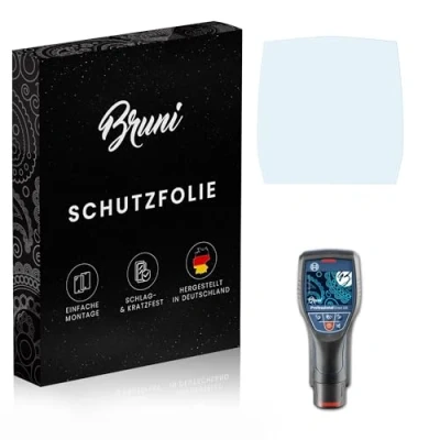 Abbildung von Bruni Schutzfolie kompatibel mit Bosch D tect 120 Folie, glasklare Displayschutzfolie (2X)