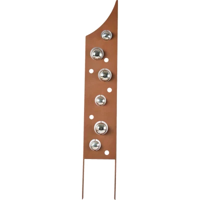 Abbildung von locker Deko Windrad &quot;Rusty Bubbles&quot;, in Rostoptik, Materialmix, 99 cm hoch