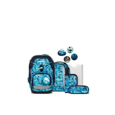 Abbildung von ergobag Schulrucksack Set Abtauchbär pack Dunkelblau