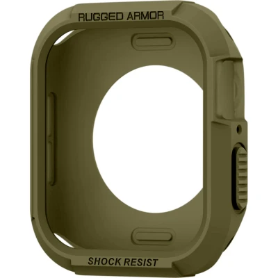 Abbildung von Rugged Armor Case Grün für die Apple Watch 44 mm