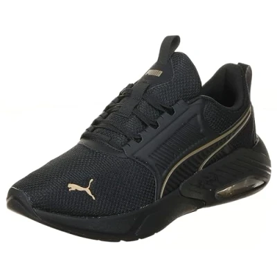 Abbildung von Puma Xcell NOVA Unisex Trainingsschuh blackgold, Größe: 36, Black gold Schuhe