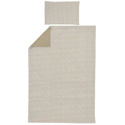 Abbildung von Meyco Home Bettwäsche 1 Pers. Cheetah, Uni Taupe 140x200/220cm Einzelpackung