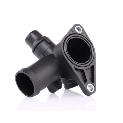 Abbildung von MEYLE 100 226 0012 Flansch Kunststoff hinten mit Dichtung ORIGINAL Quality AUDI: A4 B6 Limousine, Avant, B7 Avant