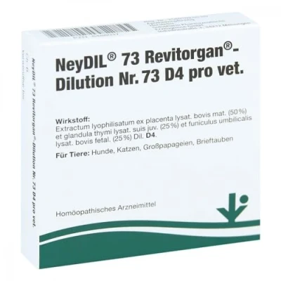 Abbildung von Neydil Nr.73 Revitorgan Dil.D 4 pro Ampu 5X2 ml
