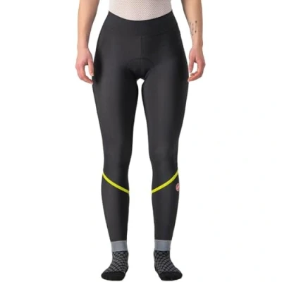 Abbildung von CASTELLI 4522551 VELOCISSIMA TH Tight Tights Women&#039;s Schwarz/Elektro Lime Silver Ref L