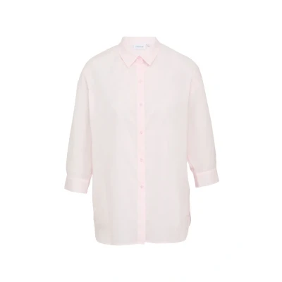 Abbildung von comma casual identity MIT Raffungsdetails Hemdbluse, Damen, Größe: 34, Zartrosa