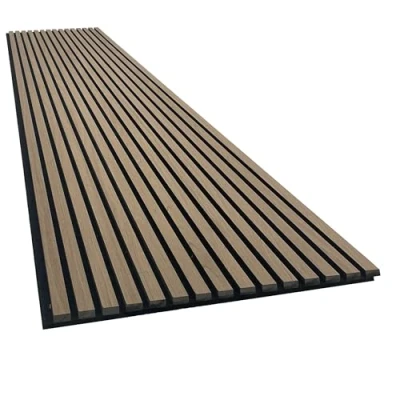 Abbildung von Akustikpaneel mit Holzfurnier in Black Walnut 2700x600 mm PET Filz 2 Stück