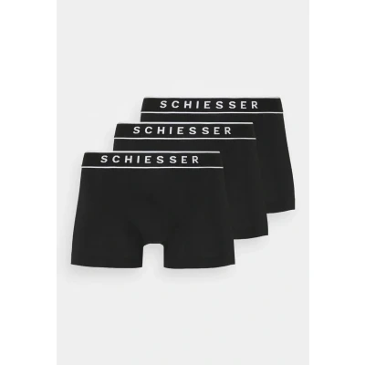 Abbildung von Schiesser 3P 95 5 Organic Cotton Rio Boxer Schwarz Large Herren