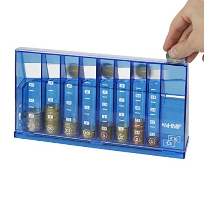 Abbildung von HMF Spardose 4710, Münzsortierer, 24 x 5 12 cm