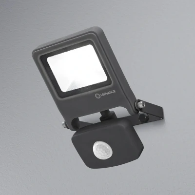 Abbildung von Ledvance LED Flutlichtstrahler ENDURA FLOOD Sensor Cool White, Anstrahlung von Fassaden, fest integriert, Leuchtmittel enthalten, kalt weiß, Sehr helle und funktionelle Außenleuchten