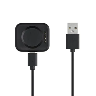 Abbildung von kwmobile USB Kabel Charger kompatibel mit Oppo Watch 2 (42mm 46mm) / X/Watch 4 Pro Ladekabel Smart Ersatzkabel Fitnesstracker Aufladekabel in Schwarz