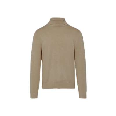 Abbildung von s.Oliver Rollkragen Strickpullover, Herren, Größe: Large, Hellbraun