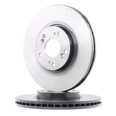Abbildung von BREMBO COATED DISC LINE 09.A272.11 Bremsscheibe 300 25 5 innenbelüftet beschichtet mit Schrauben HONDA: ACCORD 7 Tourer, Limousine,